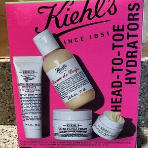 Kiehl's Head to Toe Hydrate Set!! Hand , Body, Face , Eye!! NIB!!